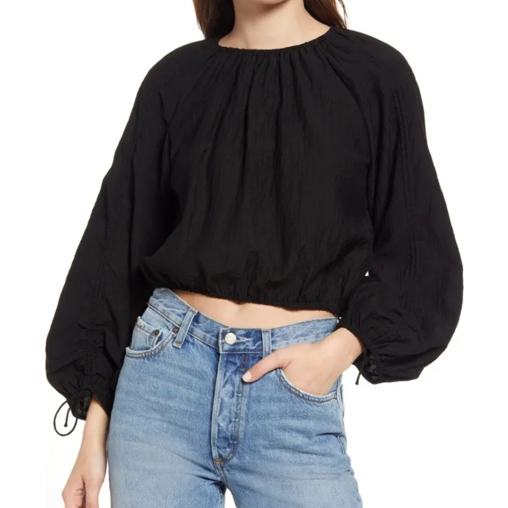 &Other Stories Relaxed Gathered Top